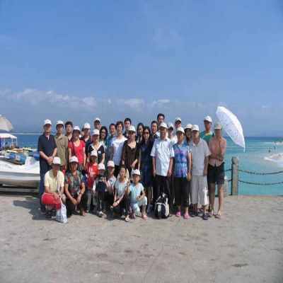 2008年耀世娱乐电子优秀员工及家属海南游记