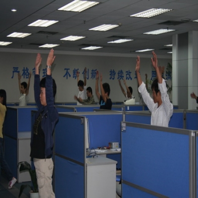 广播体操成耀世娱乐“必修课”