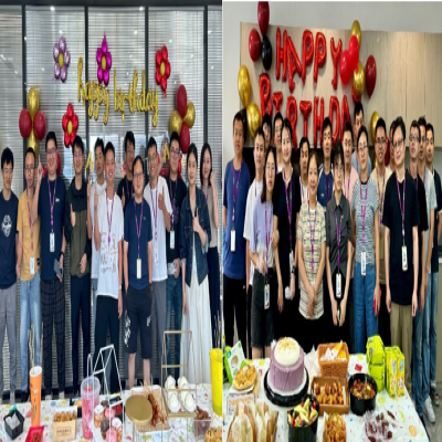 奋进岁月，与党同庆——耀世娱乐电子7月份员工生日会