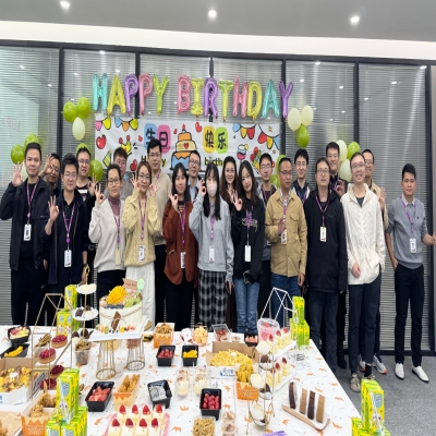 绿意盎然，生日悦动——耀世娱乐电子3月份员工生日会