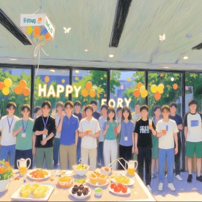 “芯”绘重阳景，生辰映华章——耀世娱乐电子10月员工生日会